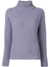 PESERICO PESERICO TURTLE NECK JUMPER - PINK