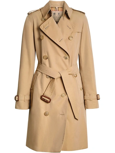 BURBERRY THE KENSINGTON HERITAGE TRENCH COAT