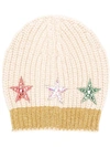 GUCCI GUCCI VERZIERTE BEANIE - NUDE