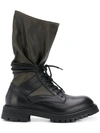 DIESEL BLACK GOLD DIESEL BLACK GOLD FW18-1 BOOTS - GREEN