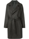 APC BELTED SIGLE BREASTED COAT