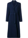 ANTONELLI ANTONELLI BELTED COAT - BLUE