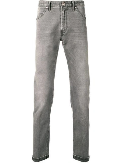Pt05 Straight Leg Jeans In Grey