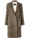 ANTONELLI ANTONELLI LEOPARD PRINT COAT - BROWN