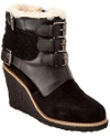 AUSTRALIA LUXE COLLECTIVE MONK SUEDE WEDGE BOOT,3322863719194