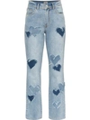 ASHLEY WILLIAMS ASHLEY WILLIAMS MELROSE DISTRESSED JEANS - BLUE