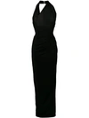 ALEXANDER MCQUEEN JERSEY FITTED GOWN
