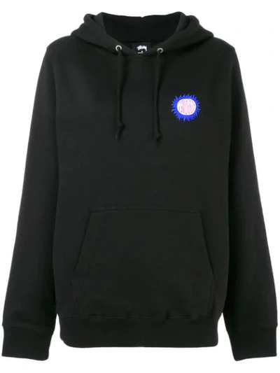 Stussy Hooded Sweatshirt - Black
