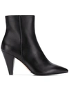 THE SELLER THE SELLER TAPERED HEEL ANKLE BOOTS - BLACK