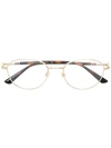 GUCCI OVAL FRAME GLASSES