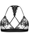 FLEUR OF ENGLAND ONYX BOUDOIR BRA