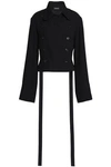 ANN DEMEULEMEESTER WOMAN DOUBLE-BREASTED WOOL COAT BLACK,GB 3024088872825896