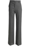 RICK OWENS WOMAN WOOL-CREPE STRAIGHT-LEG PANTS ANTHRACITE,GB 3024088872798804