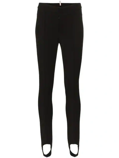 Moncler Grenoble High-waisted Stirrup Skinny Trousers In Black