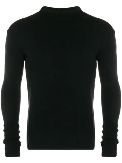 Rick Owens Schmaler Pullover In Black