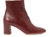 MANSUR GAVRIEL LEATHER ANKLE BOOTS,FAB064LA/BORDO