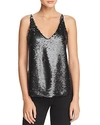 J BRAND LUCY SEQUINED CAMISOLE TOP,JB001807