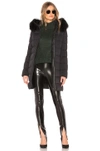 Mackage Calla Jacket With Fur Trim In Black