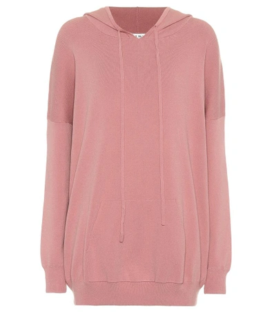 Live The Process Oversized Hoodie In Pink