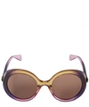 GUCCI ROUND INJECTED SUNGLASSES