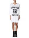 MOSCHINO OVERSIZE FIT DRESS WITH LOGO,0419 55401002