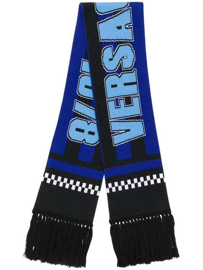 Versace Branded Scarf - 蓝色 In Blue