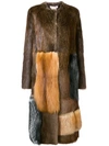 MARNI MESH FUR COAT