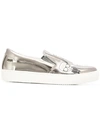 KARL LAGERFELD KUPSOLE MULTIKONIC KARL SLIP-ON SNEAKERS