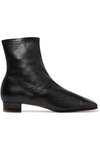 BY FAR ESTE LEATHER ANKLE BOOTS