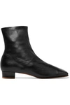 By Far Este 25mm Square Toe Ankle Boots In Black