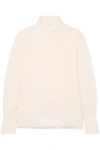 CHLOÉ TURTLENECK SILK BLOUSE