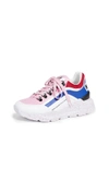 MSGM CHUNKY RUNNING LACE-UP SNEAKERS