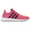 Adidas Originals Women's Swift Run Lace Up Sneakers In Pink