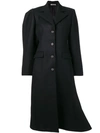 AALTO AALTO IRREGULAR SHAPED COAT - BLACK