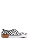 Vans Gum Block Authentic Check Sneakers In Multicolor