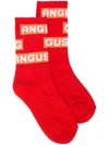 ANGUS CHIANG graphic socks