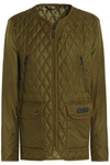 BELSTAFF WOMAN QUILTED SHELL JACKET ARMY GREEN,GB 3616377385238775