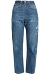 RE/DONE BY LEVI'S Faded high-rise straight-leg jeans,AU 14693524283996501
