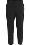 BELSTAFF WOMAN CROPPED WOVEN PANTS BLACK,AU 3616377385200284