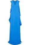 ANTONIO BERARDI ANTONIO BERARDI WOMAN DRAPED CADY GOWN LIGHT BLUE,3074457345618732208