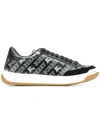 BURBERRY LOGO LACE-UP SNEAKERS