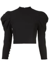 ALICE AND OLIVIA PUFF SLEEVE BLOUSE