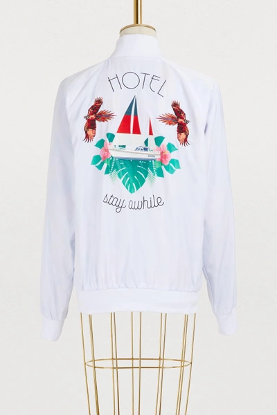 Hotel Stay Awhile Jacket In White