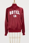 HOTEL Satin Hotel CA jacket,HOTELCASATIN/MAROON