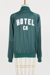 HOTEL Satin Hotel CA jacket,HOTELCASATIN/EMERALD GREEN