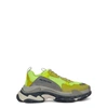Balenciaga Yellow Triple S Sneakers