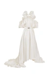 MATICEVSKI Hyacinth Ruched Silk Gown,701691