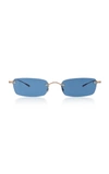 OLIVER PEOPLES DAVEIGH SQUARE-FRAME METAL SUNGLASSES,0OV1243S