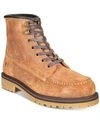 FRYE MEN'S PINE LUG LEATHER WORK BOOTS, CREATED FOR MACY'S MEN'S SHOES