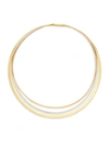 MARCO BICEGO 18K YELLOW GOLD, 18KROSE GOLD & SILVER COLLAR NECKLACE,0400099725562